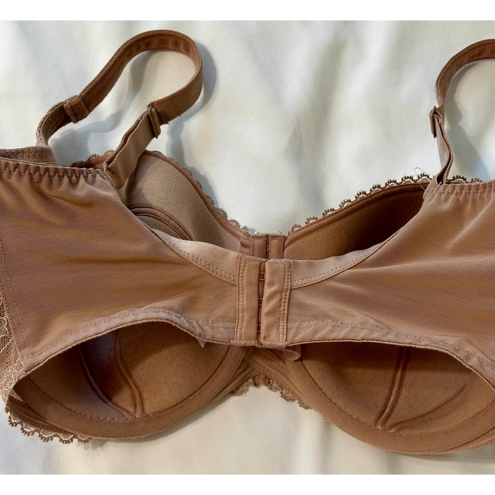 Panache Petra Balconnet Bra 9481 Tan Lace Underwire 32H UK/USA - Picture 3 of 5